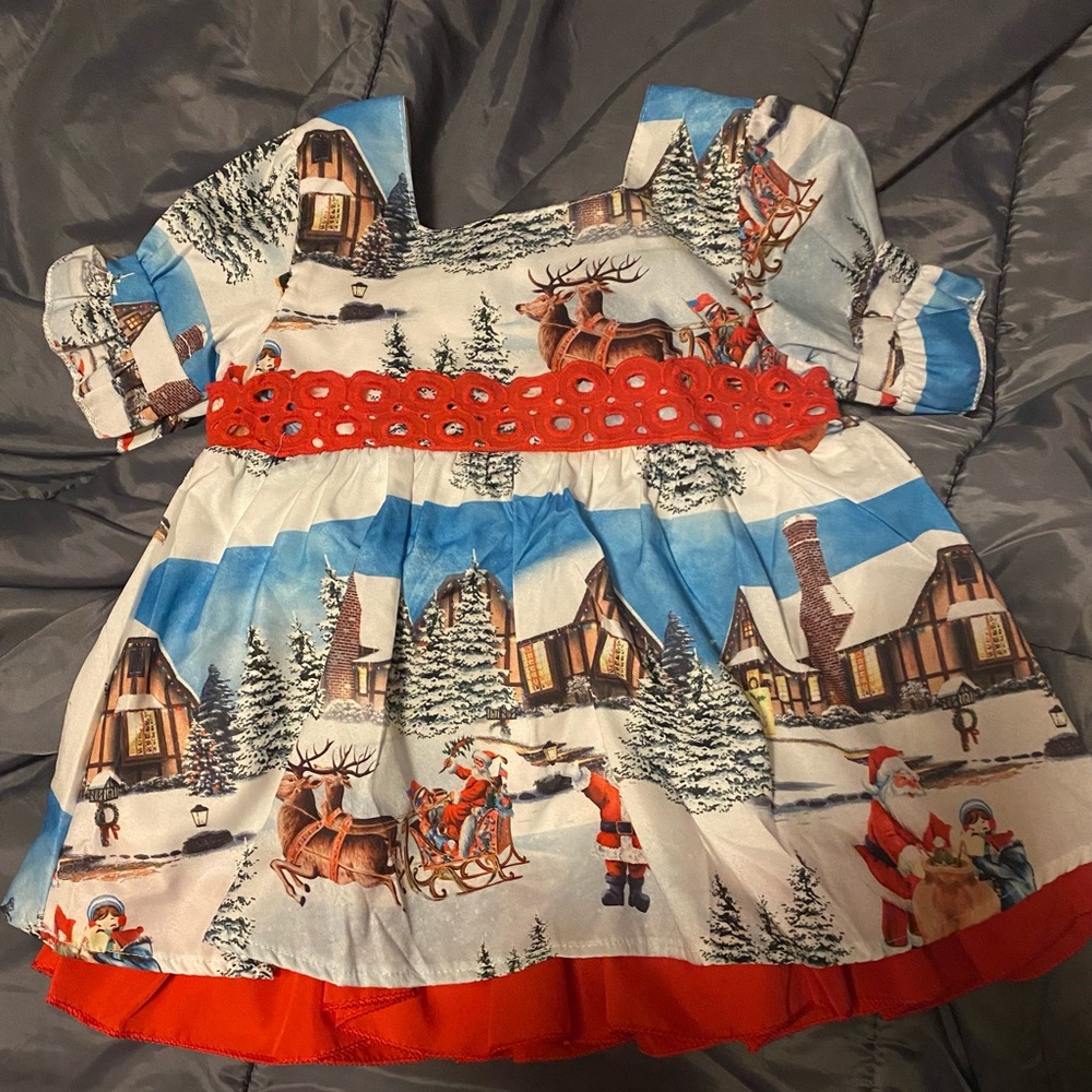 Christmas toddler dress